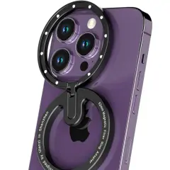 Lila mobiltelefon med kameratillbehör. Perfekt för dig som vill veta hur skickar man bilder med mobiltelefon och ta bättre foton.