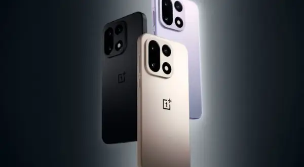 Tre nya OnePlus-telefoner i färgerna svart, beige och lila. Kameramodulen påminner om Hasselblad.