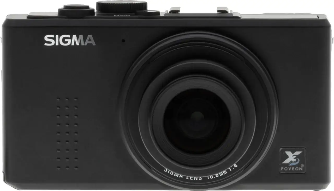 Svart kompaktkamera Sigma DP1 med Foveon-sensor.